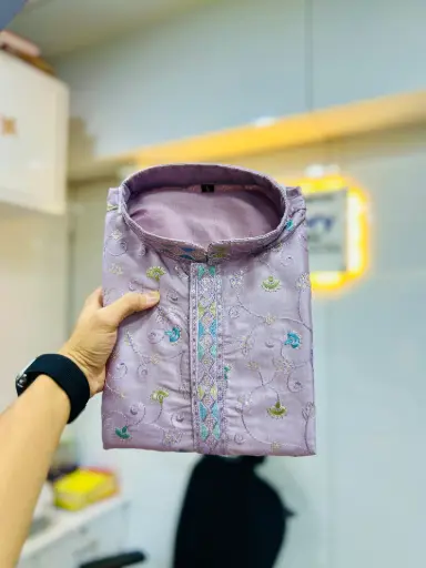Lavender Decent Kurta