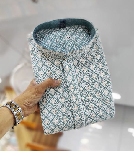 Blue Lucknowi Kurta