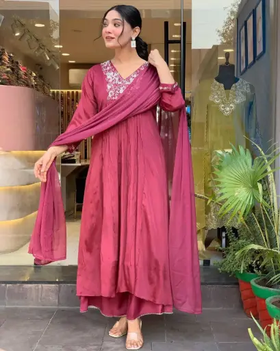 Peach Fancy Kurti